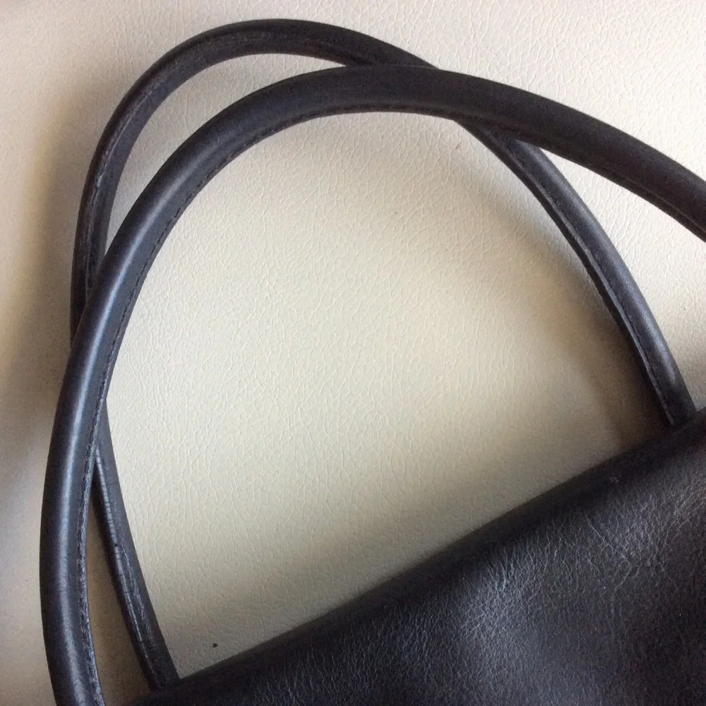 Vintage Michael Kors Studded Leather Shoulder Satchel Black